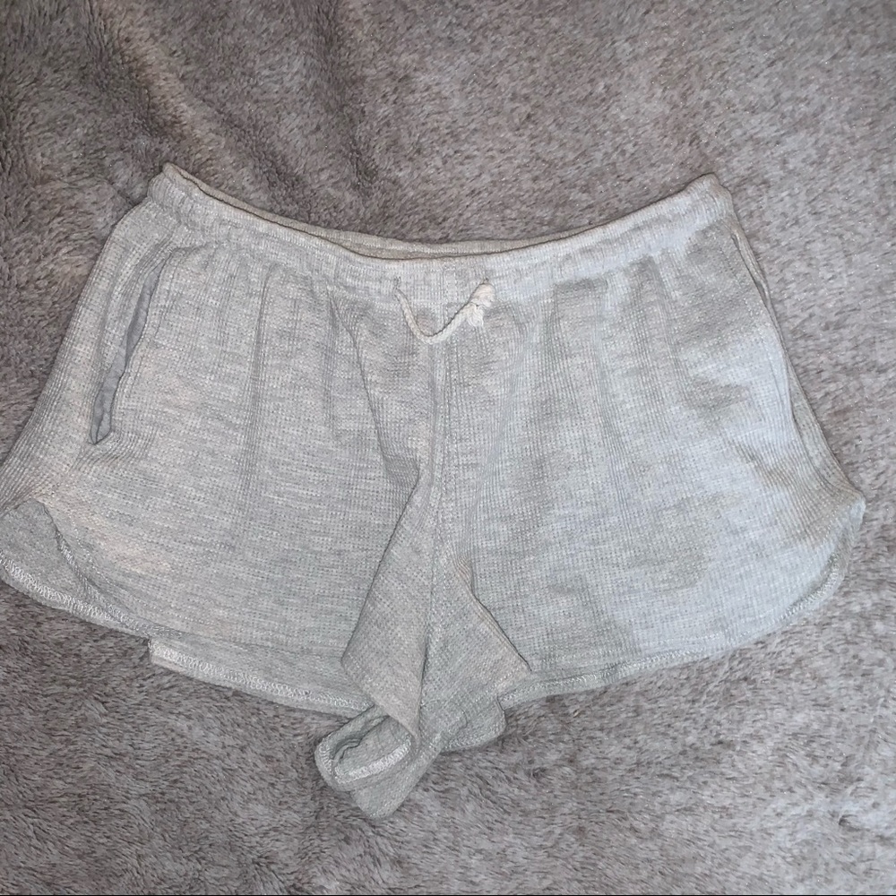 Shein Grey Drawstring Short